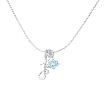 Collana con ciondolo a cuore con iniziale
