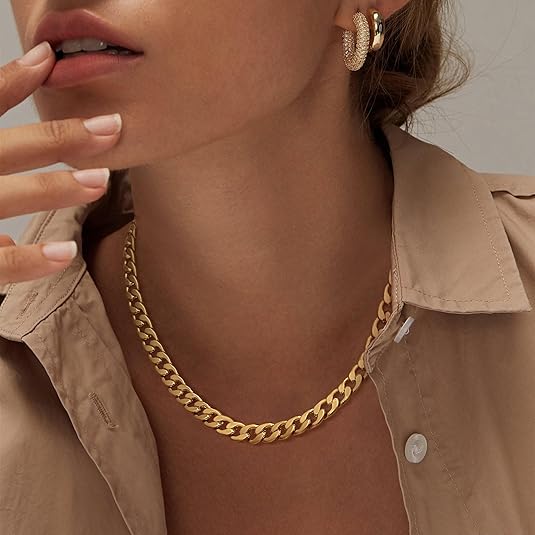 Collana Cubana a Maglie Spesse