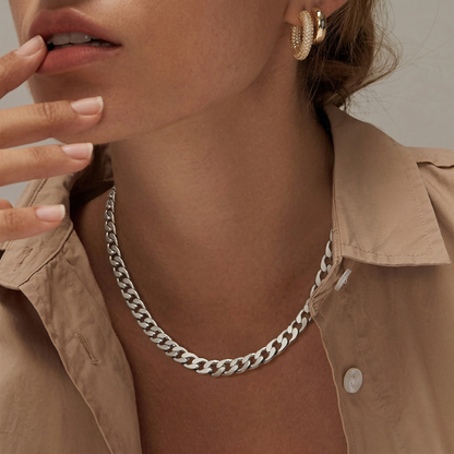 Collana Cubana a Maglie Spesse