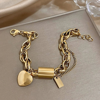 Bracciale Chunky Heartened
