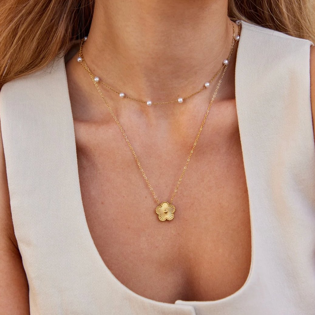 Collana Nura Perla in Oro 18K